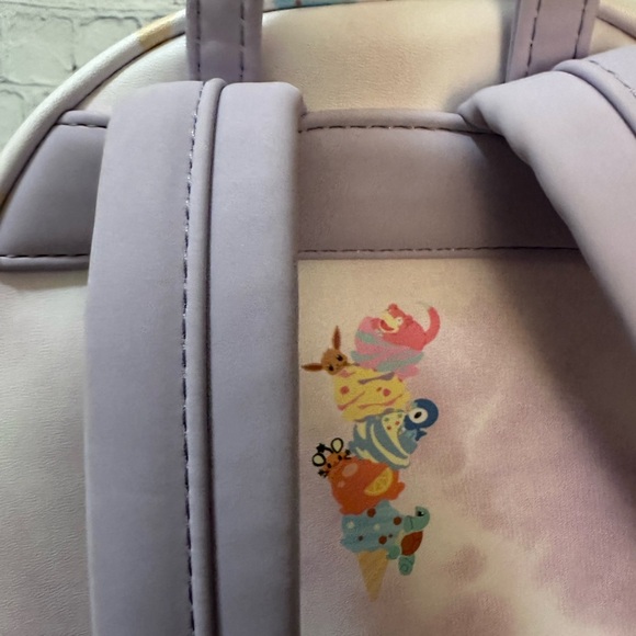NWOT - Loungefly Pokémon Ice Cream Mini Backpack - Lavender - Rare - Picture 4 of 12
